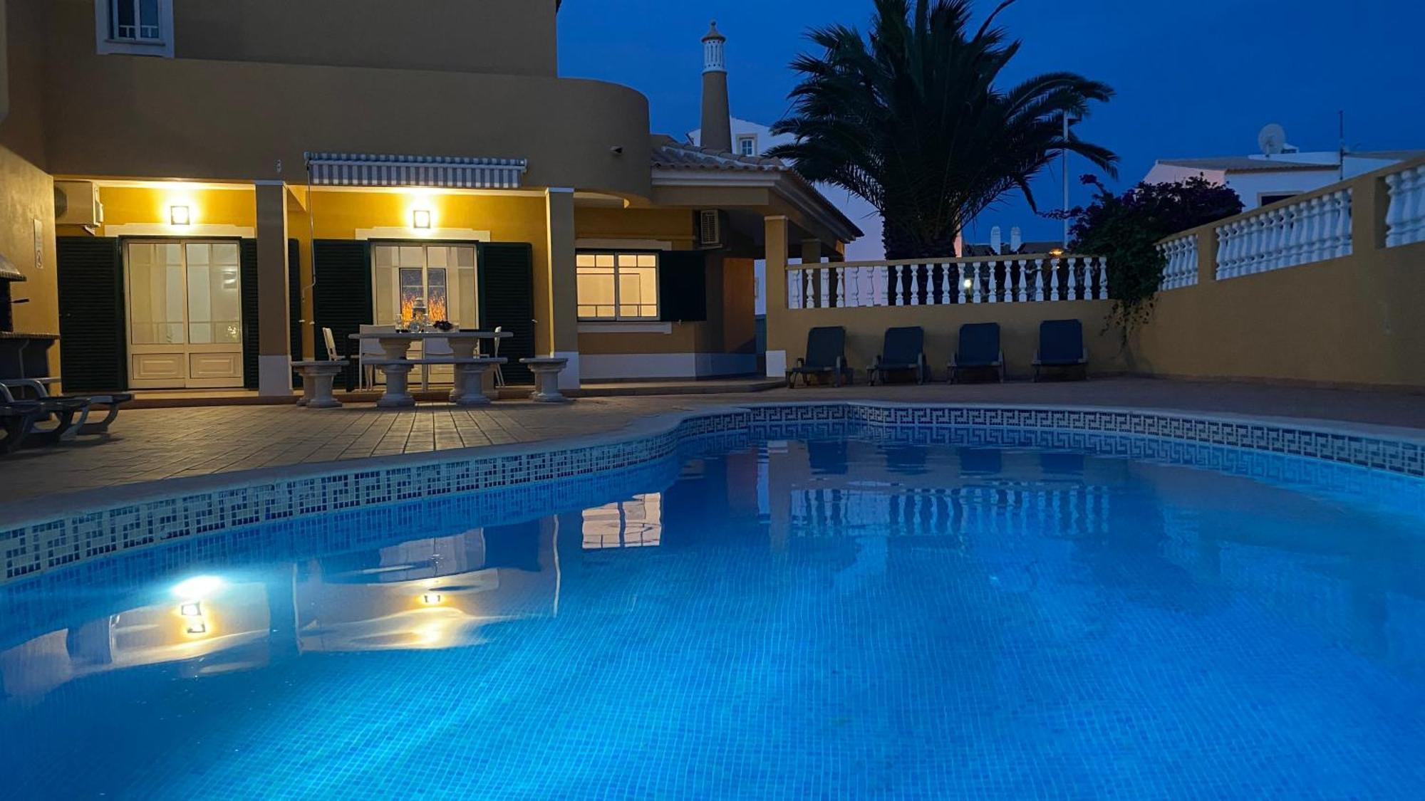 Villa Rafaela com piscina Albufeira Esterno foto